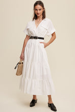 Load image into Gallery viewer, Halle White Maxi Dress