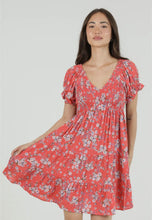Load image into Gallery viewer, Summer Love Coral Floral Dress