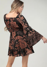 Load image into Gallery viewer, Autumn Leaves Wide Sleeve Dress