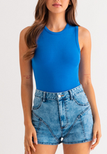Load image into Gallery viewer, Cobalt Sleeveless Bodysuit