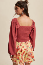 Load image into Gallery viewer, Lucy Rose Puff Sleeve Top
