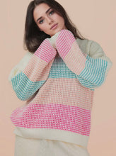Load image into Gallery viewer, Cotton Candy Stripe Sweater

