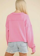 Load image into Gallery viewer, Baby Pink Soft V-Neck Knit
