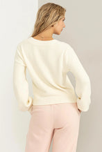 Load image into Gallery viewer, Amore Soft Cream Sweater
