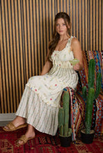 Load image into Gallery viewer, White Garden Party Midi Dress
