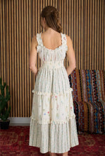 Load image into Gallery viewer, White Garden Party Midi Dress
