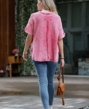 Load image into Gallery viewer, Hot Pink Waffle Knit Top
