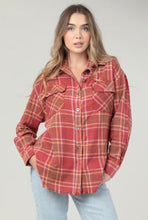 Load image into Gallery viewer, Pumpkin Patch Red Plaid Top
