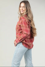 Load image into Gallery viewer, Pumpkin Patch Red Plaid Top
