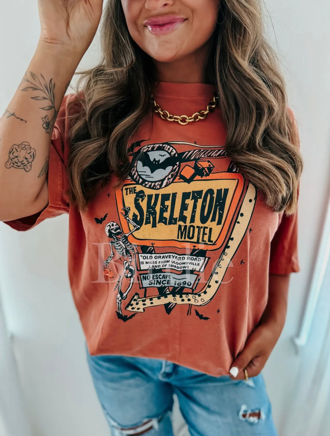 Skeleton Motel Comfort Colors Tee