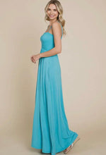 Load image into Gallery viewer, Baby Blue Soft Maxi Dress
