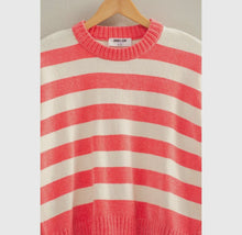 Load image into Gallery viewer, Soft Pink Stripe Sweater
