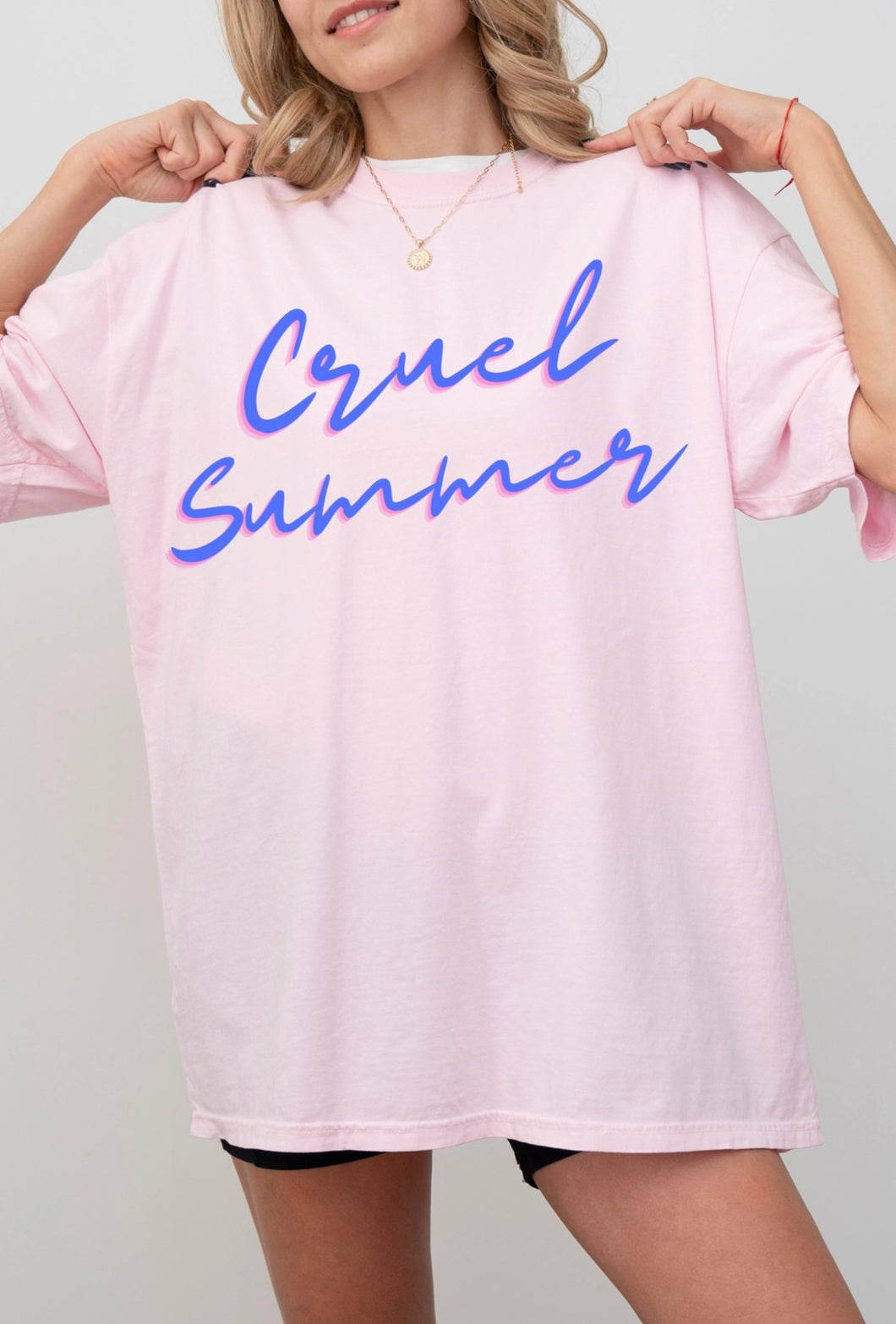 Cruel Summer Baby Pink Tee