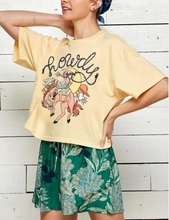 Load image into Gallery viewer, Howdy Cowgirl Graphic Long Crop Tees
